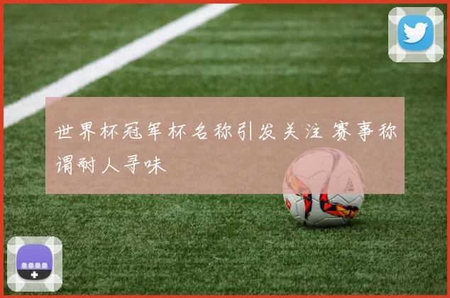 世界杯冠军杯名称引发关注 赛事称谓耐人寻味
